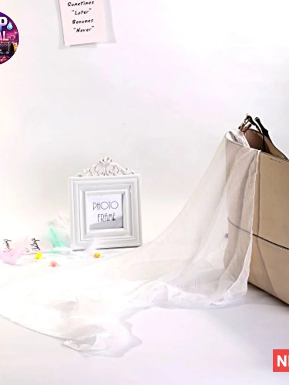 Chiffon Scarf Women Square Handkerchief Lightweight Satin Ribbon Retro Neck